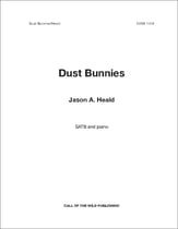 Dust Bunnies SATB choral sheet music cover